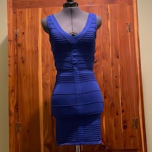 Open back bandage dress